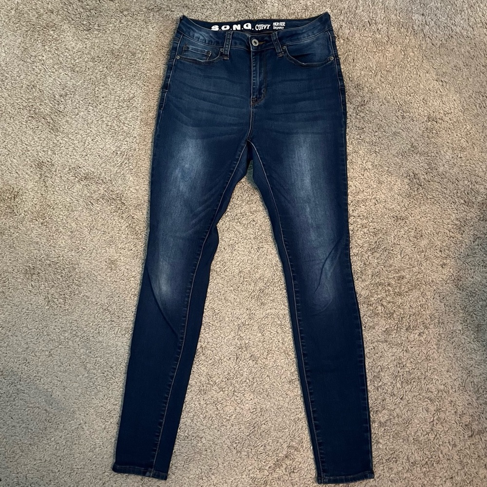 SONG Curvy High Rise Skinny Jeans